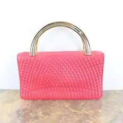BALLY バリーメッシュレザーハンドバッグ
