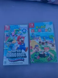 スーパーマリオブラザーズ ワンダー & あつまれ どうぶつの森 セット