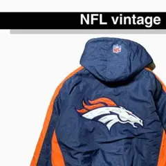 【超入手困難/90sNFL】デンバー・ブロンコス 中綿ナイロンジャケット