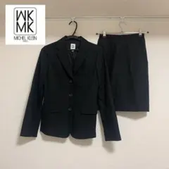 【美品】ミッシェルクラン 黒スカートスーツセット