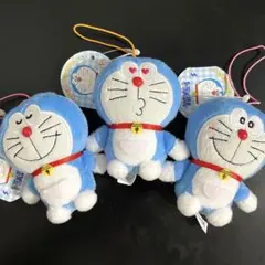 ドラえもん　いろんな顔がいっぱいマスコット　ぬいぐるみ　3点