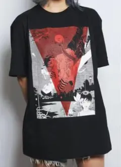 M 丸尾末広 ホラー 夏 漫画 笑う吸血鬼 tシャツ 新品 未使用品　ブラック