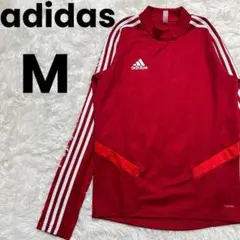 adidas　アディダス　スポーツウェア　ロンT　ジャージ　レッド