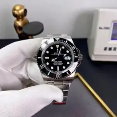 ROLEX 自動巻き 腕時計 ブラック