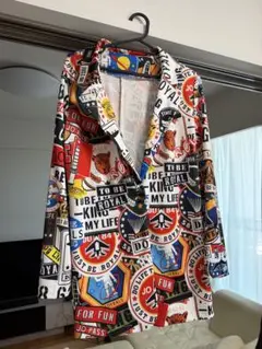 カラフルパッチワークジャケットLジャケット