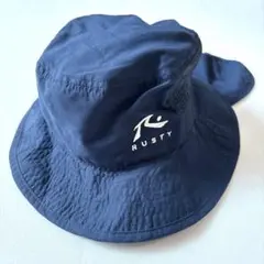 【お盆限定SALE】【美品】RUSTY ネイビー ハット キッズ