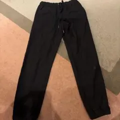 黒 ストレートパンツ ウエストゴム 汚れあり