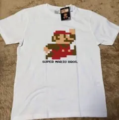 スーパーマリオ　Tシャツ 半袖 ドット マリオジャンプ　サイズ　新品 Mサイズ