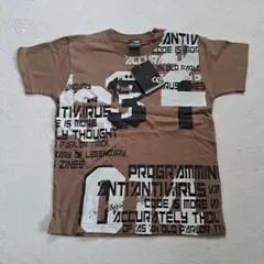 【未使用タグ付き】ブラウン Tシャツ 130