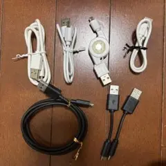 USB Type-A to Micro USB タイプB 充電ケーブル 7本