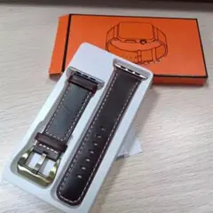 AppleWatch アップルウォッチバンド本革レザー42/44/45mm 新品