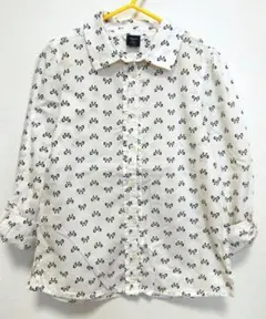 リボン柄シャツ130(GAP KIDS)