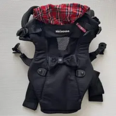 [極美品] ミキハウス ファーストベビーキャリア 黒 BOX 保証書付