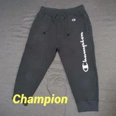 Champion ブラック スウェットパンツ Mサイズ ７分丈