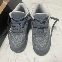 Jordan グレー/ブルー スニーカー