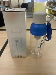 ブルー 新品 未使用 水筒 直飲み ストロー飲み 800ml スポーツ ボトル