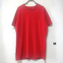 ポロ ラルフローレン Tシャツ レッド カスタムフィット M