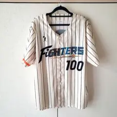 日本ハムファイターズ　50周年記念限定ユニフォーム　背番号100