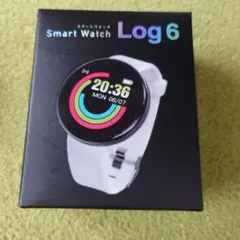 スマートウォッチ　Log6 　ホワイト