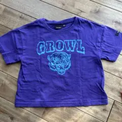 トラプリント 紫 Tシャツ 100サイズ