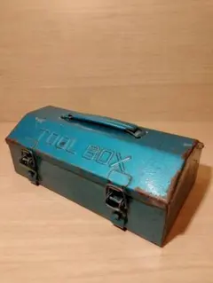 ■■レトロ　アンティークツールボックス　工具箱（検ミッドセンチュリーイームズ北欧