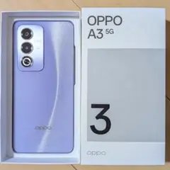 OPPO A3 5G 本体 パープル