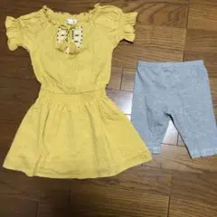 刺繍付きワンピース　夏服　　半袖　女の子　100サイズ　まとめ売り