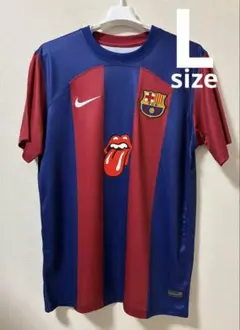 激レア【新品・タグ付】FCバルセロナ レヴァンドフスキ/ローリングストーンズ 新品本物！FCバルセロナ × The Rolling Stones - メルカリ