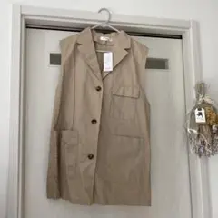 Hudson honey ベージュ ベスト Mサイズ
