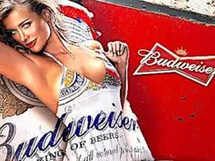 看板 SEXY GIRL Budweiser バドワイザー ポスターHR0042