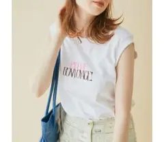 マドモアゼル ロペ MADEMOISELLE ROPE' ノースリーブTシャツ