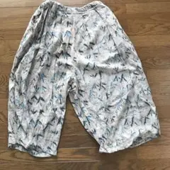 ブロックプリント　パンツ　ハンドメイド　A