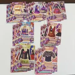 アイカツカード　セクシー　コーデセット　まとめ売り　神崎美月　紫吹蘭　風沢そら