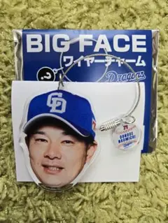 中日ドラゴンズ BIG FACE ワイヤーチャーム 71堂上直倫