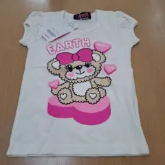 EARTH MAGIC クマデザイン Tシャツ 120cm