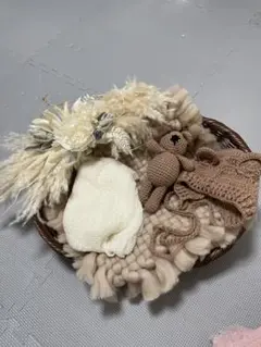 ニューボーンフォト用バスケットセット