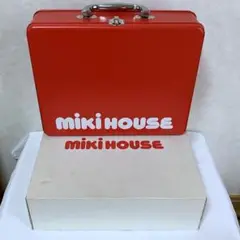 希少品　未使用　ミキハウス MIKIHOUSE　金属製　ボックス　箱　小傷有