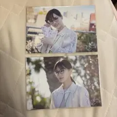 山下美月 卒業記念 生写真 2枚セット
