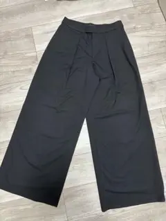 【完売品】ユニクロC タックワイドパンツ ブラック M