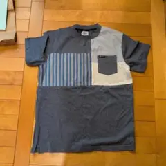 J.PRESS グレー ストライプ Tシャツ 170