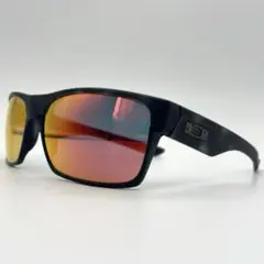 極美品✨OAKLEY オークリー サングラス TWOFACE ロゴ 黒 オレンジ