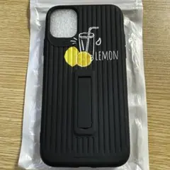 iPhone11 ソフト　レモンイラストケース