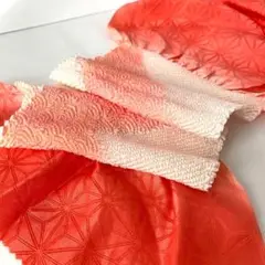 *SALE*正絹帯揚げ コーラルピンク 振袖 袴 成人式 卒業式 着物