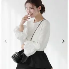 新品未使用　fitmore バルーンスリーブカットソー