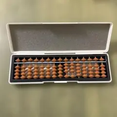 トモエ　そろばん　プラスチック製　ケース入り