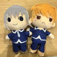 フルーツバスケット　草摩夾　草摩由希　ぬいぐるみ フルーツバスケット 草摩夾 草摩由希 ぬいぐるみ フルーツ