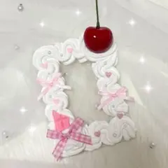 ホイップデコ トレカケース さくらんぼ チョコ ピンク 量産型