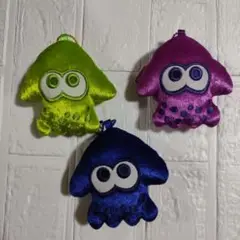 スプラトゥーン マスコット キーホルダー ぬいぐるみ 3個セット