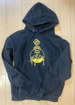 フード付きパーカー 'Ready Steady Go!' 90’ Ready Steady Go! Earth Logo Parker Navy/Cool gray - Ready