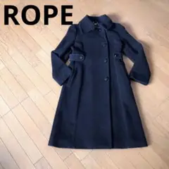極美品ROPEロペ ウール&アンゴラ 柔らかコート